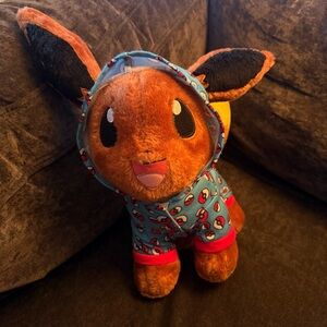 Build-a-Bear Eeevee Pokémon with pajamas outfit EUC